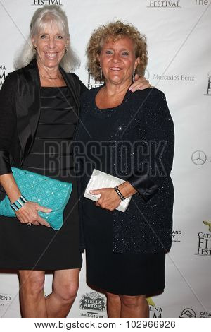LOS ANGELES - SEP 25: An unidentified guest with Blanny Avalon Hagenah at the Catalina Film Festival Friday Evening Gala at the Avalon Theater on September 25, 2015 in Avalon, CA