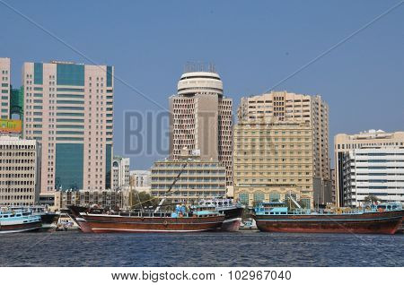 Dubai Creek in Dubai, UAE