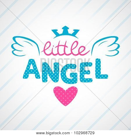 Cute vector girlish illustration