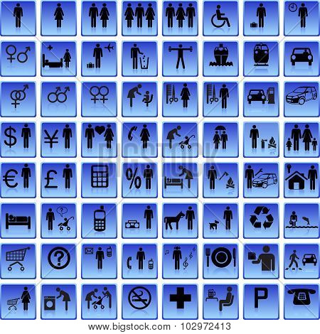 Website and Internet Icons -- People