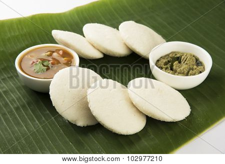 south indian breakfast, idli or idly sambar