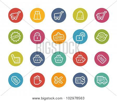 Shopping Icons // Printemps Series