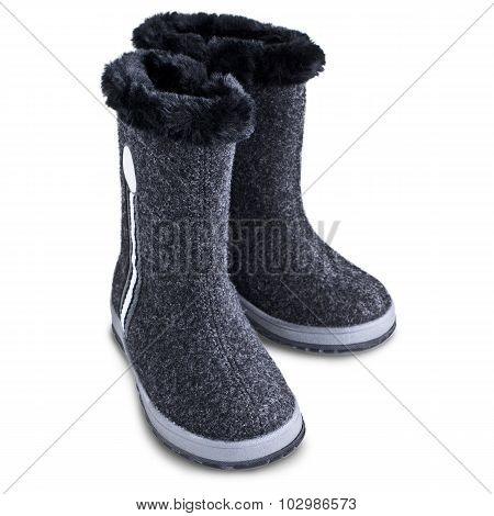 Kids Winter Felt Boots