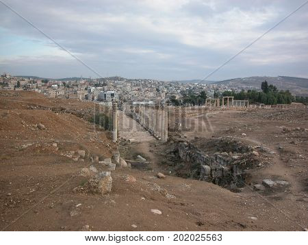 Amman and environment, Jordan. The antiquities. Hellenistic ruins of Qasr al-Abd