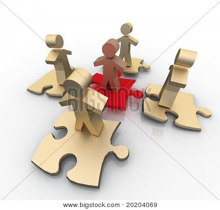 Conceptueel leiderschap concept