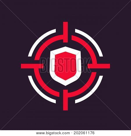 security breach icon, eps 10 file, easy to edit