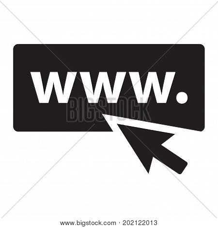 a black and white website address image