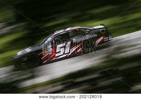 August 27, 2017 - Elkhart Lake, Wisconsin, USA: Jeremy Clements (51) battles for position during the Johnsonville 180 at Road America in Elkhart Lake, Wisconsin.