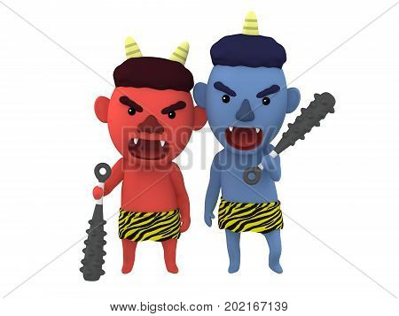 Cute Japanese demon called 