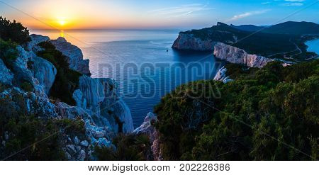 Landscape Of The Gulf Of Capo Caccia
