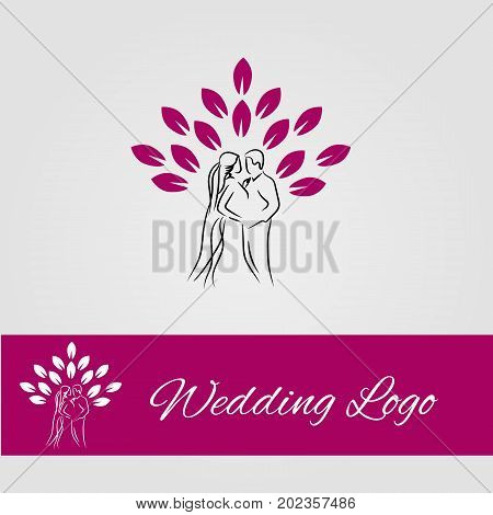 wedding vector logo template for you design.