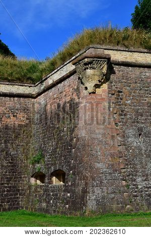 Neuf Brisach France - July 23 2016 : The Fortification In Summer