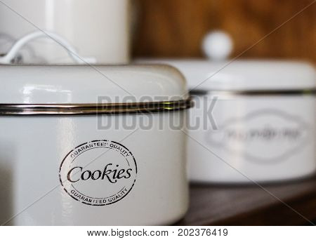 Cookie boxes on display in our local deli