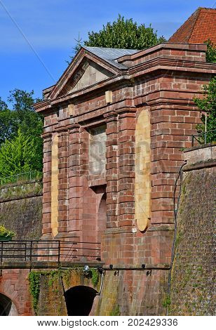 Neuf Brisach France - July 23 2016 : The Fortification In Summer