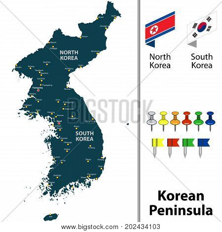 Map Of Korean Peninsula
