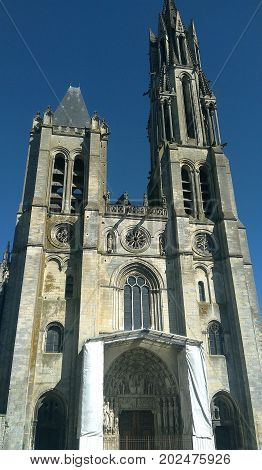 church of the city of senlis ( france )