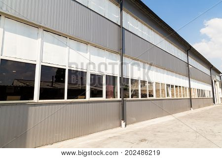 Manufacture Building. Territory Of The Plant