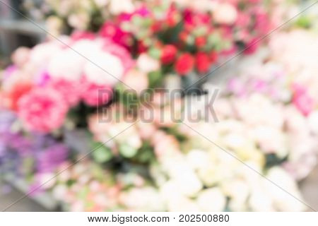 Over blur pink flower with De focused heart bokeh textures valentine day background with light flare from conner art love pink love sweetheart valentine day concept. backdrop Happy valentine day