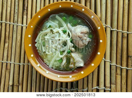 chicken kavurma - stew Turkic peoples , close up meal