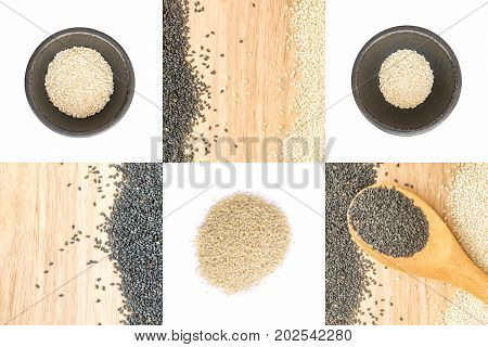 Sesame Seeds Isolated