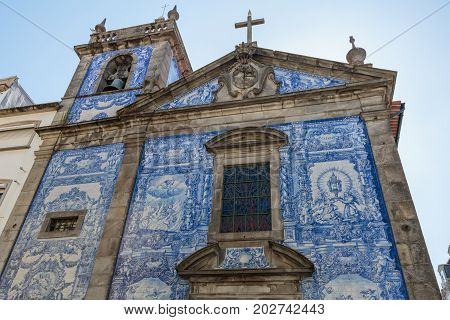Capela Das Almas - Chapel Of Souls Or Capela De Santa Catarina In Porto, Portugal