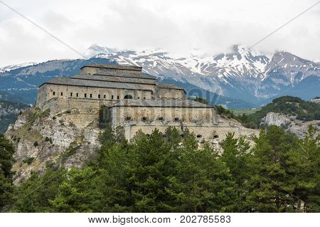 Fort Victor-Emmanuel in Vanoise National Park French Alps