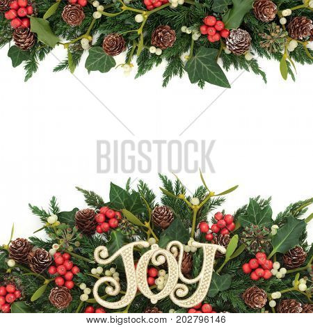 mistletoe border