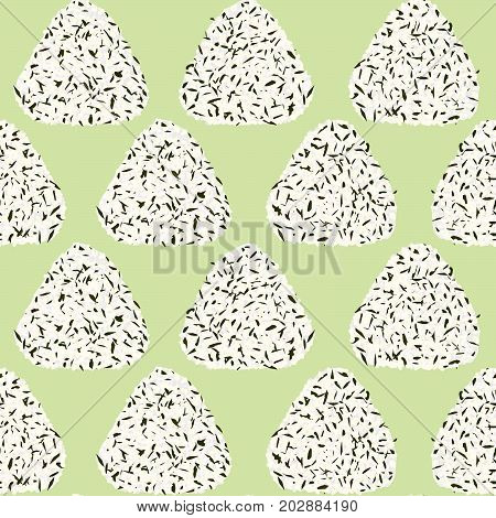 onigiri seamless vector photo free