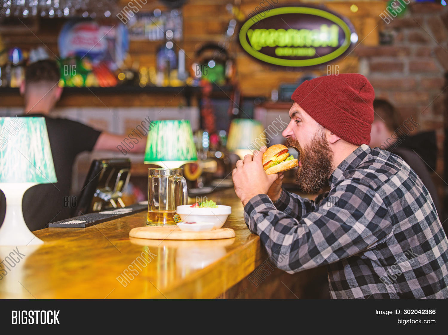 Man Beard Eat Burger Image Photo Free Trial Bigstock Man Beard Eat Burger Image Photo Free Trial Bigstock