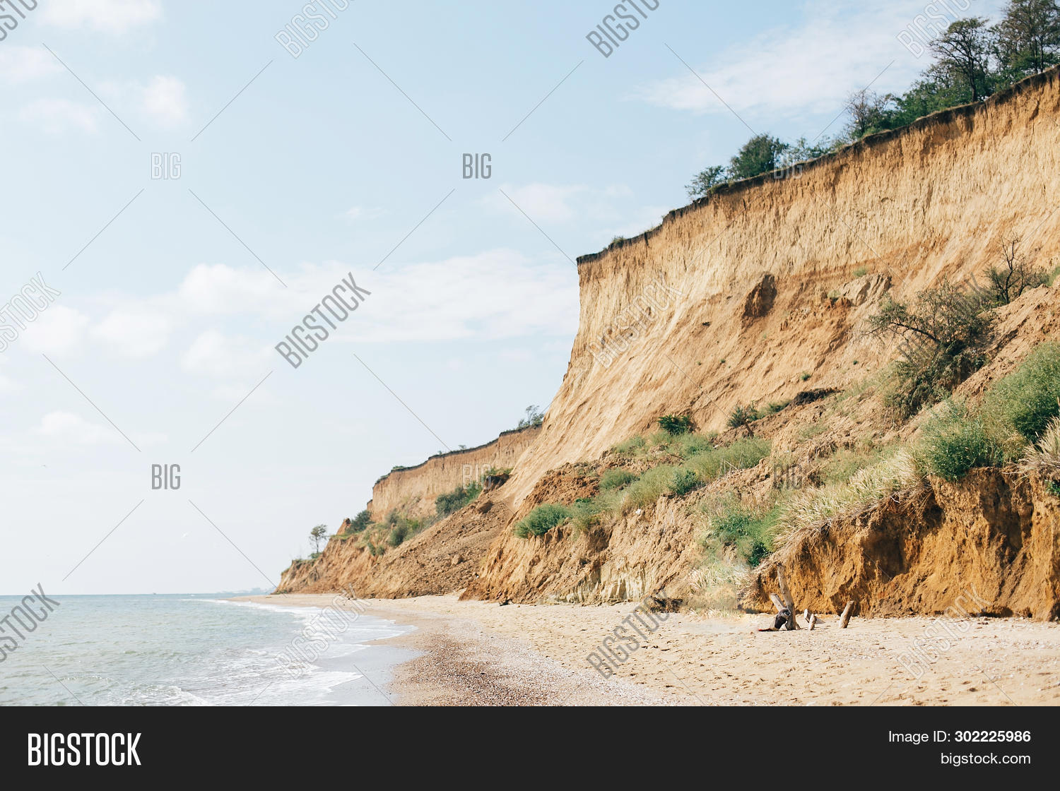 Beautiful Sandy Cliff Image & Photo (Free Trial) Bigstock