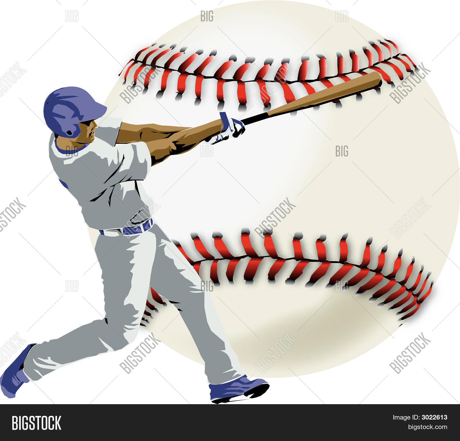 Baseball_Batter Vector & Photo (Free Trial) | Bigstock