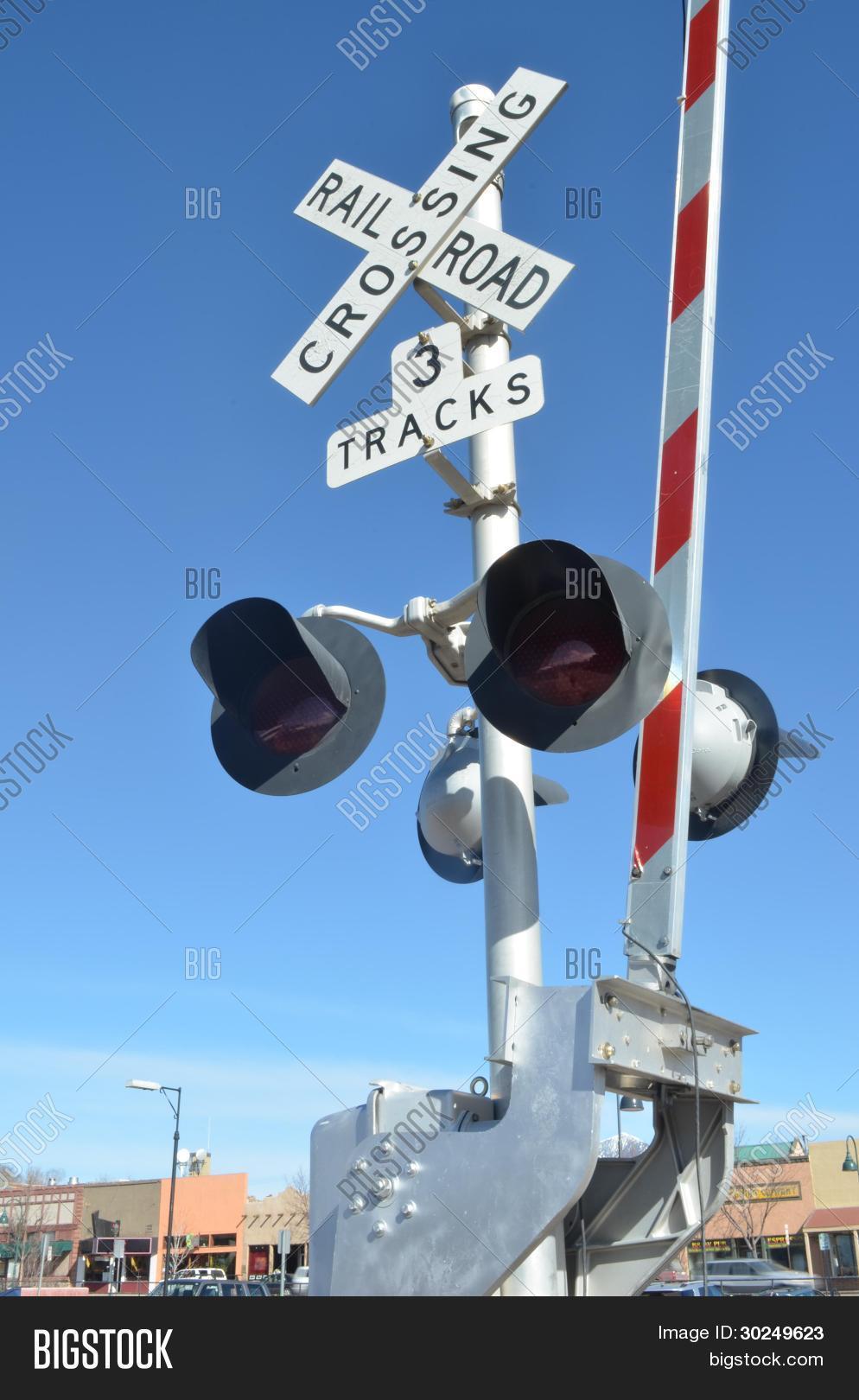 Railroad Crossing Gate Image & Photo (Free Trial) Bigstock