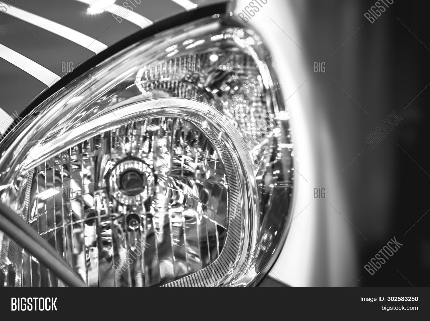 White Car Front Light Image & Photo (Free Trial) | Bigstock