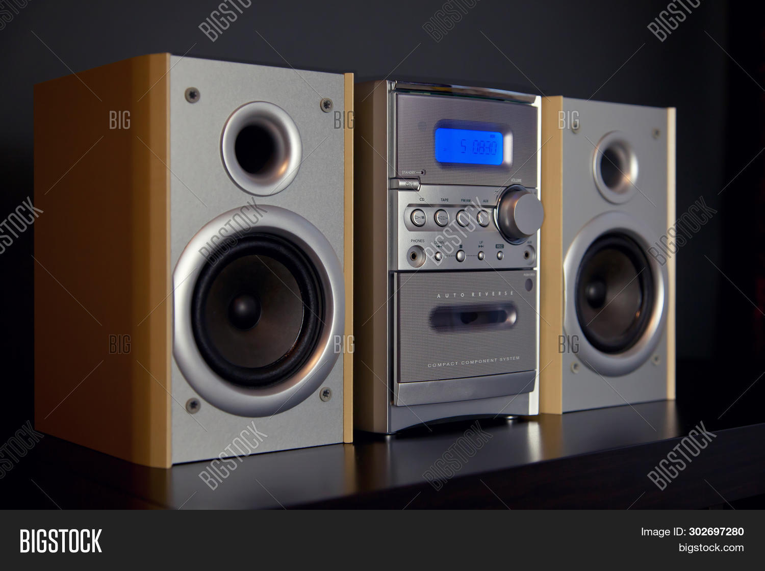 compact home stereo system