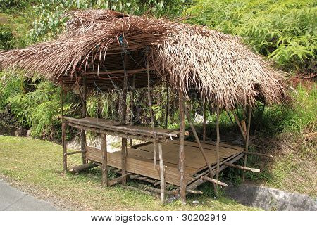 Casa de aborígene em Cameron Highland, Malásia
