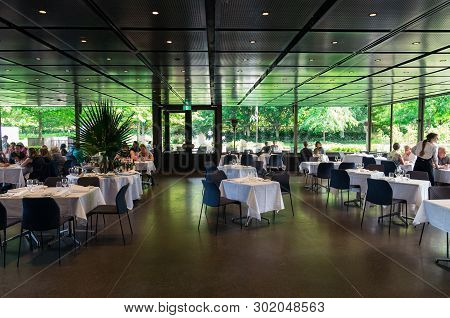 Melbourne, Australia - March 17, 2018: The Garden Restaurant Is A Restaurant And Function Room At Th