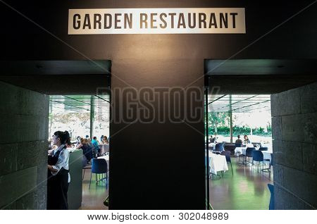 Melbourne, Australia - March 17, 2018: The Garden Restaurant Is A Restaurant And Function Room At Th