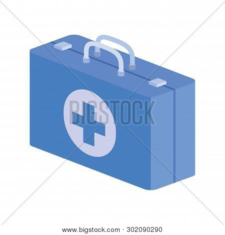 First Aid Kit On White Background Vector Illustration Design