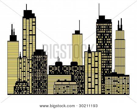 Byens skyline
