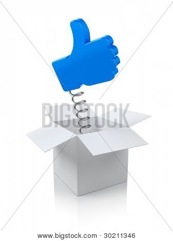 wie eine Feder-symbol