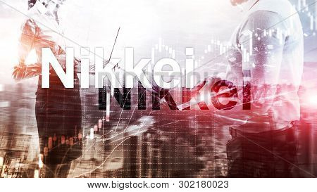 The Nikkei 225 Stock Average Index. Financial Business Economic Concept.