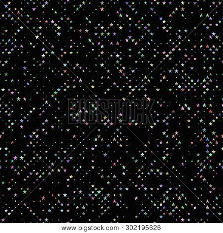 Abstract Pentagram Star Pattern Background - Repeating Graphic