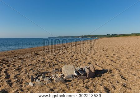 Slapton Sands Beach And Coast Devon England Uk Used By Us Army In Preparation For The D-day Landings