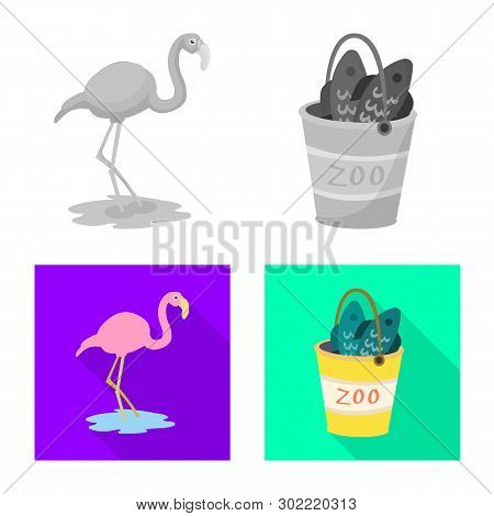 Vector Illustration Of Nature  And Fun  Logo. Collection Of Nature  And Entertainment Vector Icon Fo