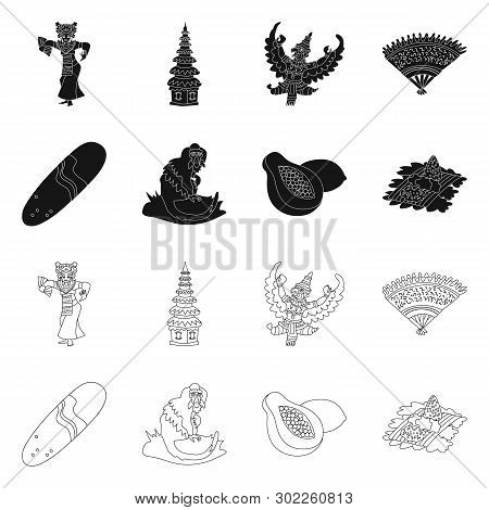 Vector Illustration Of  And Travel Symbol. Set Of  And Traditional Vector Icon For Stock.