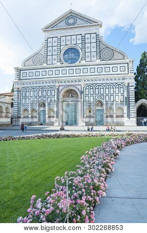 Church Of Santa Maria Novella In Florence, Tuscany, Italy.