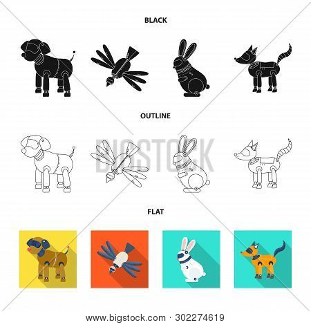 Vector Design Of Toy And Science Sign. Collection Of Toy And Toy Vector Icon For Stock.