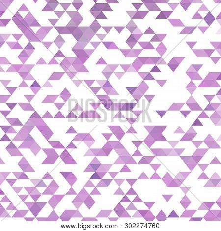 Purple Triangular Background. Template For Business Presentation. Eps 10