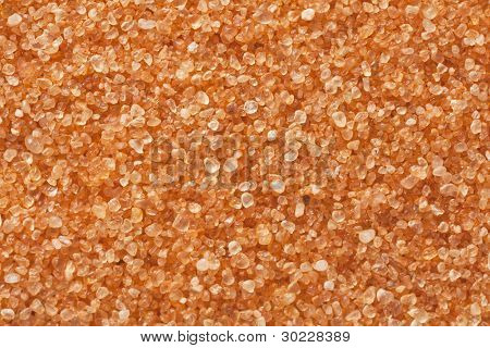 písek zrno v nadživotní velikosti zvětšení 3 x, vzorek z Coral Pink písečné duny státní Park, Utah