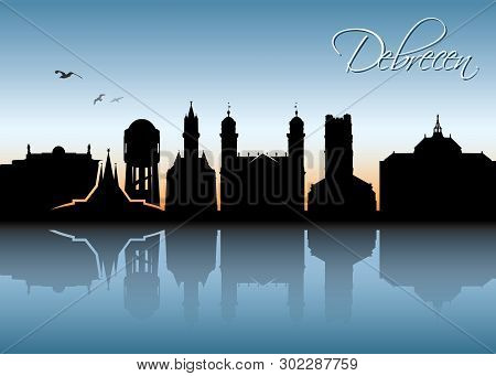 Debrecen Skyline - Vector Illustration - Vector